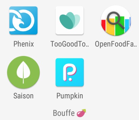 List of apps related to food