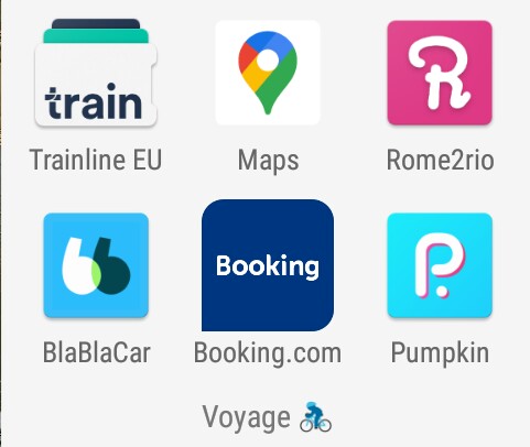 List of apps related to travel